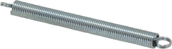 Gardner Spring - 1/4" OD, 4.56 Lb Max Load, 4.56" Max Ext Len, 0.0317" Wire Diam Spring - 1.76 Lb/In Rating - Eagle Tool & Supply