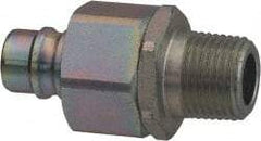 Parker - 1 Thread Steel Hydraulic Hose MPT Fitting - 2,000 psi - Eagle Tool & Supply