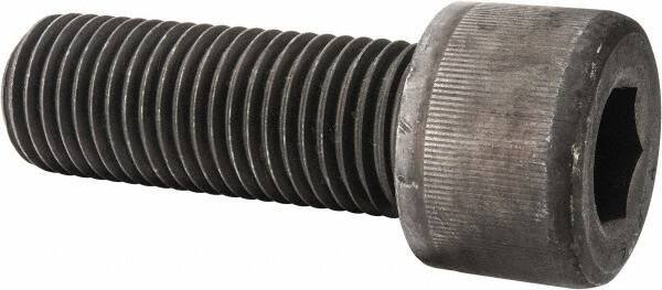 Value Collection - 1-1/4 - 7 UNC Hex Socket Drive, Socket Cap Screw - Alloy Steel, Black Oxide Finish, Fully Threaded, 3-1/2" Length Under Head - Eagle Tool & Supply