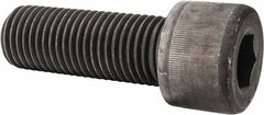 Value Collection - 1-1/4 - 7 UNC Hex Socket Drive, Socket Cap Screw - Alloy Steel, Black Oxide Finish, Fully Threaded, 3-1/2" Length Under Head - Eagle Tool & Supply