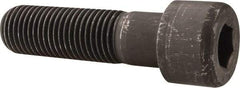 Value Collection - 1-1/4 - 7 UNC Hex Socket Drive, Socket Cap Screw - Alloy Steel, Black Oxide Finish, Partially Threaded, 4-1/2" Length Under Head - Eagle Tool & Supply