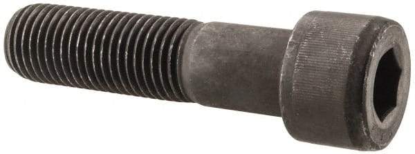 Value Collection - 1-1/4 - 7 UNC Hex Socket Drive, Socket Cap Screw - Alloy Steel, Black Oxide Finish, Partially Threaded, 5" Length Under Head - Eagle Tool & Supply