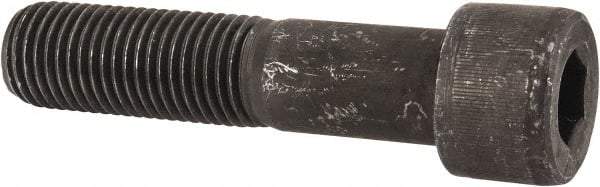 Value Collection - 1-1/4 - 7 UNC Hex Socket Drive, Socket Cap Screw - Alloy Steel, Black Oxide Finish, Partially Threaded, 5-1/2" Length Under Head - Eagle Tool & Supply