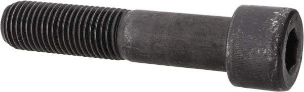 Value Collection - 1-1/4 - 7 UNC Hex Socket Drive, Socket Cap Screw - Alloy Steel, Black Oxide Finish, Partially Threaded, 6" Length Under Head - Eagle Tool & Supply