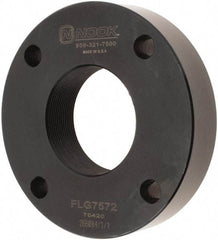 Nook Industries - 4.2" Flange OD x 0.83" Thickness Precision Acme Mounting Flange - For 1-1/4 & 1-1/2" Bars, 4 Mounting Holes, Steel - Eagle Tool & Supply