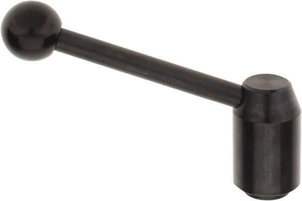J.W. Winco - M20 x 2.5, 28mm Hub Diam, Steel Tapped Insert Adjustable Clamping Handle - Eagle Tool & Supply