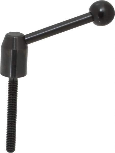 J.W. Winco - 5/16-18, 0.53" Hub Diam, Steel Threaded Stud Adjustable Clamping Handle - Eagle Tool & Supply