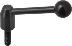 J.W. Winco - 1/2-13, Steel Threaded Stud Adjustable Clamping Handle - 4.33" OAL, 1.91" High - Eagle Tool & Supply