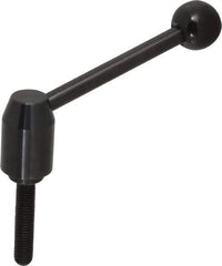 J.W. Winco - 1/2-13, Steel Threaded Stud Adjustable Clamping Handle - 4.88" OAL, 2.17" High - Eagle Tool & Supply