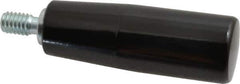 Value Collection - 5/16-18 Threaded Stem, Revolving Handwheel & Machine Handle - Phenolic Cylindrical Handle, 0.55" Long Steel Stem, 2.56" Handle Length, 3.21" OAL - Eagle Tool & Supply