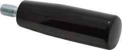 Value Collection - 3/8-16 Threaded Stem, Revolving Handwheel & Machine Handle - Phenolic Cylindrical Handle, 0.63" Long Steel Stem, 3.15" Handle Length, 3.88" OAL - Eagle Tool & Supply