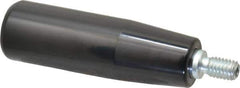 Value Collection - 3/8-16 Threaded Stem, Revolving Handwheel & Machine Handle - Phenolic Cylindrical Handle, 0.63" Long Steel Stem, 3.54" Handle Length, 4.27" OAL - Eagle Tool & Supply