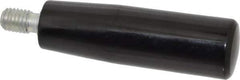 Value Collection - 1/2-13 Threaded Stem, Revolving Handwheel & Machine Handle - Phenolic Cylindrical Handle, 0.78" Long Steel Stem, 4.02" Handle Length, 4.9" OAL - Eagle Tool & Supply