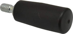Value Collection - 1/4-20 Threaded Stem, Revolving Handwheel & Machine Handle - Technopolymer Cylindrical Handle, 0.47" Long Steel Stem, 1.57" Handle Length, 2.14" OAL - Eagle Tool & Supply