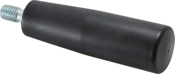 Value Collection - 3/8-16 Threaded Stem, Revolving Handwheel & Machine Handle - Technopolymer Cylindrical Handle, 0.63" Long Steel Stem, 3.54" Handle Length, 4.27" OAL - Eagle Tool & Supply
