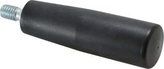 Value Collection - 3/8-16 Threaded Stem, Revolving Handwheel & Machine Handle - Technopolymer Cylindrical Handle, 0.63" Long Steel Stem, 3.54" Handle Length, 4.27" OAL - Eagle Tool & Supply