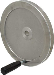 Value Collection - 9.84" Diam, Aluminum Handwheel with Handle - 1.89" Hub Diam - Eagle Tool & Supply