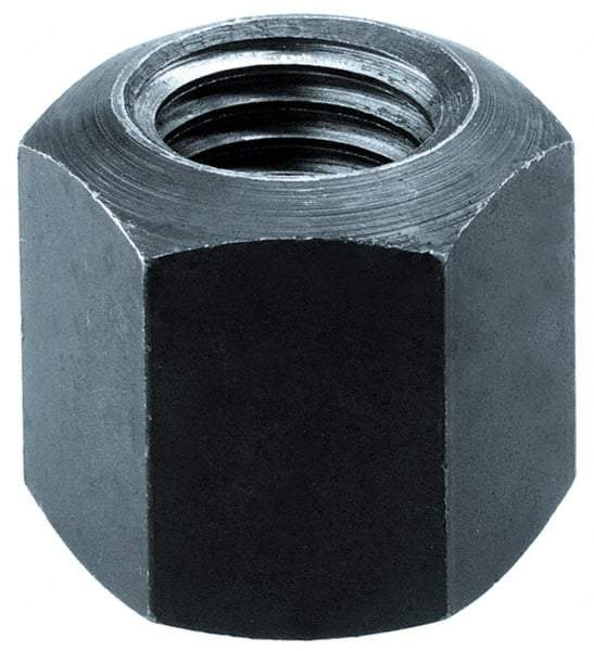 Gibraltar - M20, Steel, Black Phosphate Coated, Right Hand Spherical Fixture Nut - 30mm Wide Across Flats, 30mm High, 27mm Radius - Eagle Tool & Supply