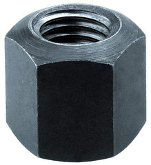 Gibraltar - M18, Steel, Black Phosphate Coated, Right Hand Spherical Fixture Nut - 27mm Wide Across Flats, 27mm High, 24.5mm Radius - Eagle Tool & Supply