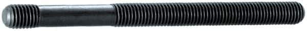 Gibraltar - M14x2.0 100mm OAL Unequal Double Threaded Stud - Alloy Steel, Heat Treated Steel Finish, 63mm Long Thread Length, 17mm Short Thread Length, Metric - Eagle Tool & Supply