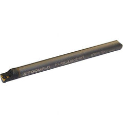 Tool-Flo - 0.3" Min Bore Diam, 4" OAL, 1/4" Shank Diam, FSBI Indexable Boring Bar - TDAB/TDCG Insert, Screw Holding Method - Eagle Tool & Supply