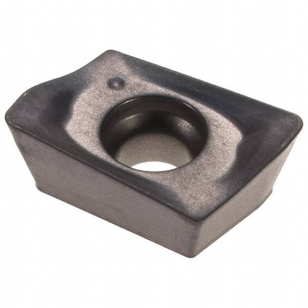 Ingersoll Cutting Tools - AOMT060204 Grade IN2005 Carbide Milling Insert - TiAlN Finish, 0.103" Thick, 0.015" Corner Radius - Eagle Tool & Supply