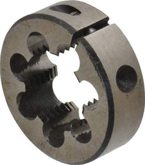 Interstate - 1/2-14 NPT Thread, Round Pipe Die - 1-1/2" Outside Diam, High Speed Steel - Exact Industrial Supply