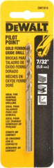 DeWALT - 7/32" Cobalt, 135° Point, Straight Shank Maintenance Drill Bit - Eagle Tool & Supply