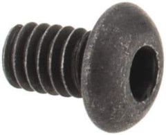 Value Collection - #1-72 UNF Hex Socket Drive, Button Screw - Alloy Steel, Black Oxide Finish, Fully Threaded, 1/8" Length Under Head - Eagle Tool & Supply