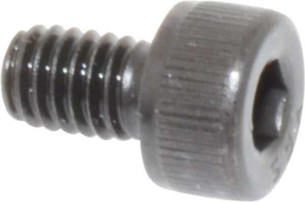 Value Collection - M4x0.70 Metric Coarse Hex Socket Drive, Socket Cap Screw - Grade 12.9 Alloy Steel, Black Oxide Finish, Fully Threaded, 6mm Length Under Head - Eagle Tool & Supply