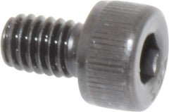 Value Collection - M4x0.70 Metric Coarse Hex Socket Drive, Socket Cap Screw - Grade 12.9 Alloy Steel, Black Oxide Finish, Fully Threaded, 6mm Length Under Head - Eagle Tool & Supply