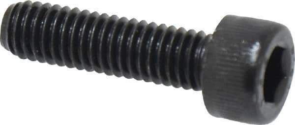 Value Collection - M6x1.00 Metric Coarse Hex Socket Drive, Socket Cap Screw - Grade 12.9 Alloy Steel, Black Oxide Finish, Fully Threaded, 22mm Length Under Head - Eagle Tool & Supply