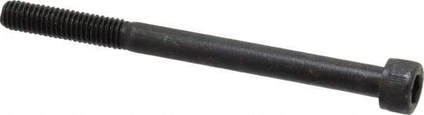 Value Collection - M6x1.00 Metric Coarse Hex Socket Drive, Socket Cap Screw - Grade 12.9 Alloy Steel, Black Oxide Finish, Partially Threaded, 75mm Length Under Head - Eagle Tool & Supply