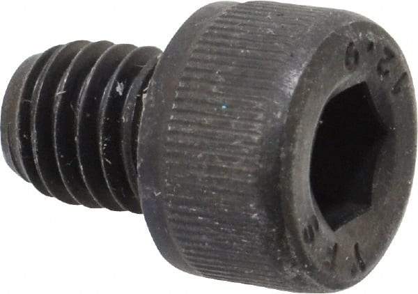 Value Collection - M8x1.25 Metric Coarse Hex Socket Drive, Socket Cap Screw - Grade 12.9 Alloy Steel, Black Oxide Finish, Fully Threaded, 10mm Length Under Head - Eagle Tool & Supply