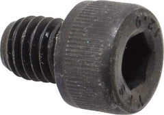 Value Collection - M8x1.25 Metric Coarse Hex Socket Drive, Socket Cap Screw - Grade 12.9 Alloy Steel, Black Oxide Finish, Fully Threaded, 10mm Length Under Head - Eagle Tool & Supply