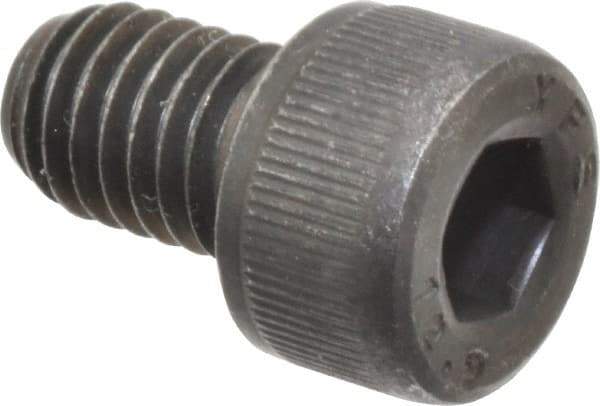 Value Collection - M8x1.25 Metric Coarse Hex Socket Drive, Socket Cap Screw - Grade 12.9 Alloy Steel, Black Oxide Finish, Fully Threaded, 12mm Length Under Head - Eagle Tool & Supply