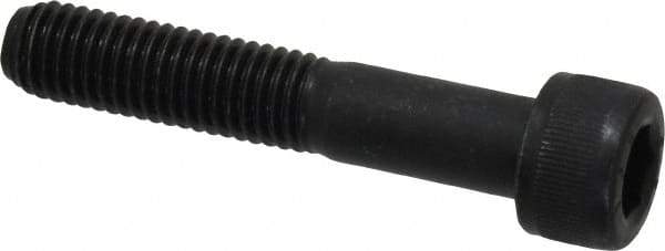 Value Collection - M10x1.50 Metric Coarse Hex Socket Drive, Socket Cap Screw - Grade 12.9 Alloy Steel, Black Oxide Finish, Partially Threaded, 55mm Length Under Head - Eagle Tool & Supply