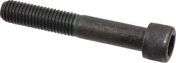Value Collection - M12x1.75 Metric Coarse Hex Socket Drive, Socket Cap Screw - Grade 12.9 Alloy Steel, Black Oxide Finish, Partially Threaded, 75mm Length Under Head - Eagle Tool & Supply