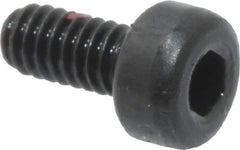 Value Collection - M2x0.40 Metric Coarse Hex Socket Drive, Socket Cap Screw - Grade 12.9 Alloy Steel, Black Oxide Finish, Fully Threaded, 4mm Length Under Head - Eagle Tool & Supply