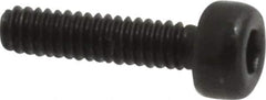 Value Collection - M2x0.40 Metric Coarse Hex Socket Drive, Socket Cap Screw - Grade 12.9 Alloy Steel, Black Oxide Finish, Fully Threaded, 8mm Length Under Head - Eagle Tool & Supply