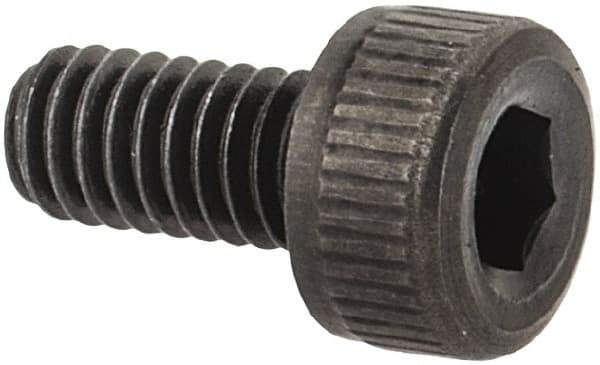 Value Collection - M2.5x0.45 Metric Coarse Hex Socket Drive, Socket Cap Screw - Grade 12.9 Alloy Steel, Black Oxide Finish, Fully Threaded, 5mm Length Under Head - Eagle Tool & Supply
