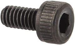 Value Collection - M2.5x0.45 Metric Coarse Hex Socket Drive, Socket Cap Screw - Grade 12.9 Alloy Steel, Black Oxide Finish, Fully Threaded, 5mm Length Under Head - Eagle Tool & Supply