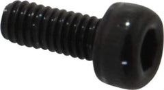 Value Collection - M2.5x0.45 Metric Coarse Hex Socket Drive, Socket Cap Screw - Grade 12.9 Alloy Steel, Black Oxide Finish, Fully Threaded, 6mm Length Under Head - Eagle Tool & Supply