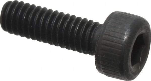 Value Collection - M2.5x0.45 Metric Coarse Hex Socket Drive, Socket Cap Screw - Grade 12.9 Alloy Steel, Black Oxide Finish, Fully Threaded, 8mm Length Under Head - Eagle Tool & Supply