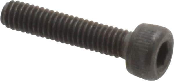Value Collection - M2.5x0.45 Metric Coarse Hex Socket Drive, Socket Cap Screw - Grade 12.9 Alloy Steel, Black Oxide Finish, Fully Threaded, 12mm Length Under Head - Eagle Tool & Supply
