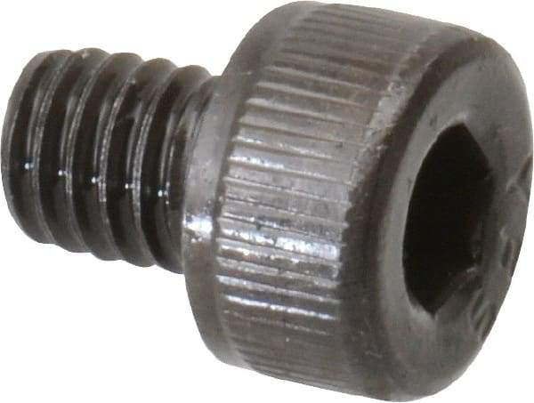Value Collection - M4x0.70 Metric Coarse Hex Socket Drive, Socket Cap Screw - Grade 12.9 Alloy Steel, Black Oxide Finish, Fully Threaded, 5mm Length Under Head - Eagle Tool & Supply
