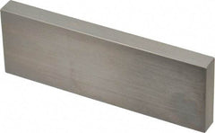 Mitutoyo - 4" Rectangular Steel Gage Block - Accuracy Grade AS-1, Includes Certificate of Inspection - Eagle Tool & Supply