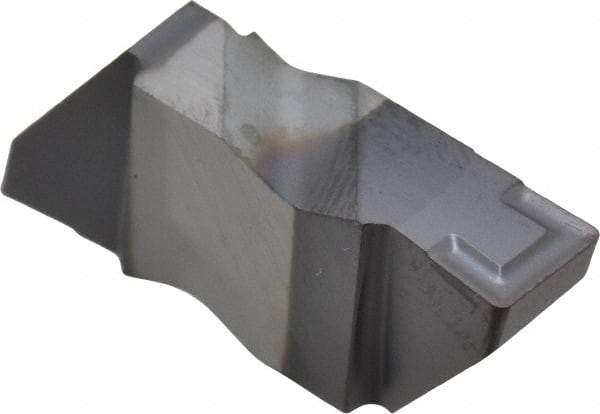 Kennametal - 4250NG K Grade KC5025, 6.35mm Cutting Width Carbide Grooving Insert - 6.35mm Max Depth of Cut, Right Hand, 0.57mm Corner Radius, TiAlN Finish - Eagle Tool & Supply