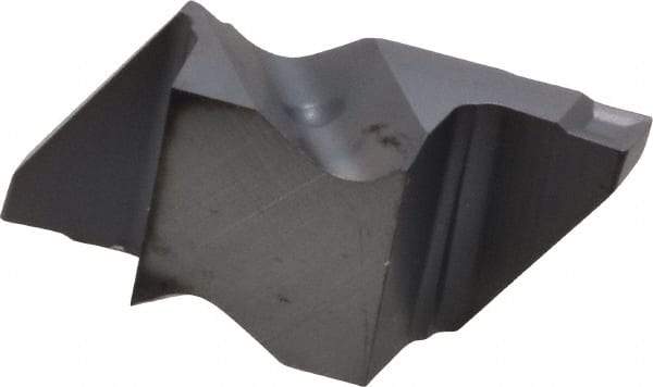 Kennametal - 2062NG K Grade KC5010, 1.58mm Cutting Width Carbide Grooving Insert - 2.79mm Max Depth of Cut, Right Hand, 0.19mm Corner Radius, TiAlN Finish - Eagle Tool & Supply