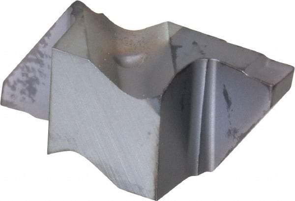 Kennametal - 2062NG K Grade KC5025, 1.58mm Cutting Width Carbide Grooving Insert - 2.79mm Max Depth of Cut, Right Hand, 0.19mm Corner Radius, TiAlN Finish - Eagle Tool & Supply